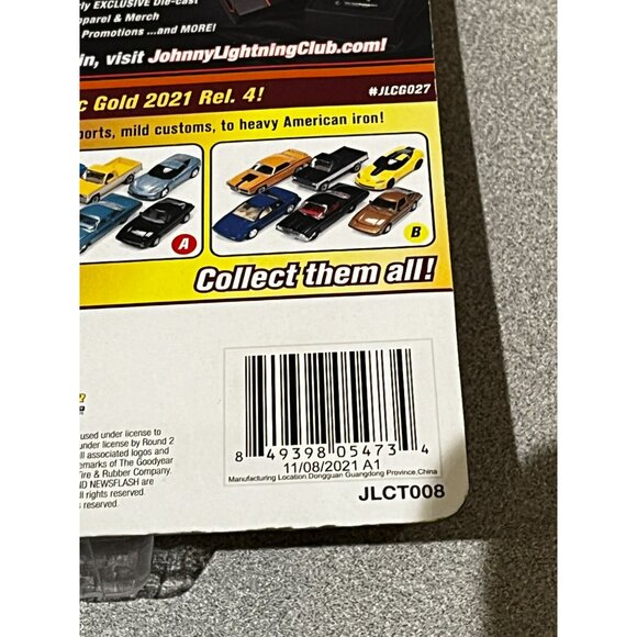 2022 JOHNNY LIGHTNING 1970 DODGE CHALLENGER STORAGE TIN Release 3/NO 3, 1:64 - Picture 11 of 11